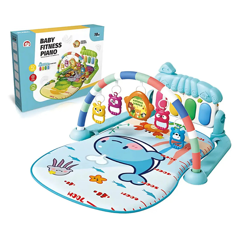 PIANO BABY FITNESS - Tapete de espuma sensorial con sonidos estimulantes para el bebé