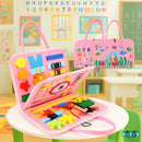 LIBRO TIPO MALETA DE APRENDIZAJE DIDCTICO - 25 PIEZAS EN 1 PARA NIÑOS