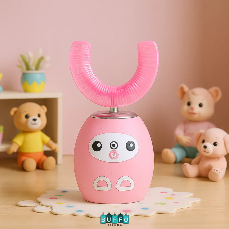 CEPILLO ELECTRICO 360° PARA NIÑOS - Protege sus encías mientras limpia cada diente