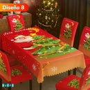 SET DE COMEDOR NAVIDEÑO 7 PIEZAS - Haz brillar tu hogar esta temporada