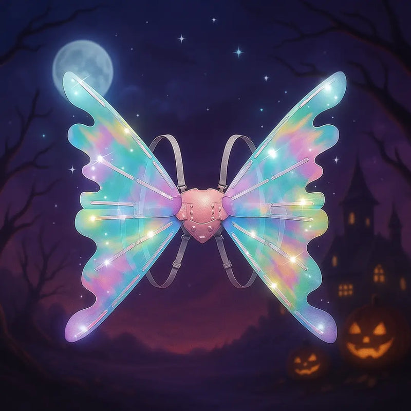 ALAS ENCANTADAS CON LUZ Y MOVIMIENTO - el disfraz que robará miradas