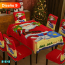 SET DE COMEDOR NAVIDEÑO 7 PIEZAS - Haz brillar tu hogar esta temporada