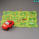 MEGA PISTA MAGNÉTICA INFANTIL - ¡Conecta, arma y acelera la diversión!