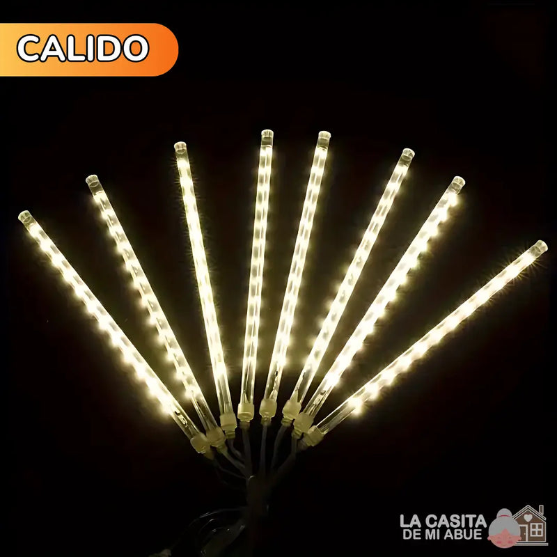 COMBO X8  - LUCES LED LLUVIA DE METEORITOS