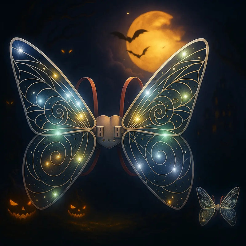 ALAS ENCANTADAS CON LUZ Y MOVIMIENTO - el disfraz que robará miradas