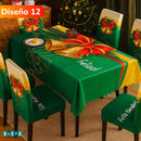 SET DE COMEDOR NAVIDEÑO 7 PIEZAS - Haz brillar tu hogar esta temporada