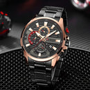 RELOJ DE LUJO PARA HOMBRE - CURREN  8415 RESISTENTE AL AGUA 20 METROS