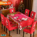 SET DE COMEDOR NAVIDEÑO 7 PIEZAS - Haz brillar tu hogar esta temporada