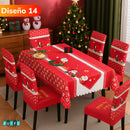SET DE COMEDOR NAVIDEÑO 7 PIEZAS - Haz brillar tu hogar esta temporada