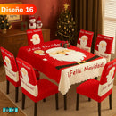 SET DE COMEDOR NAVIDEÑO 7 PIEZAS - Haz brillar tu hogar esta temporada