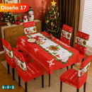 SET DE COMEDOR NAVIDEÑO 7 PIEZAS - Haz brillar tu hogar esta temporada