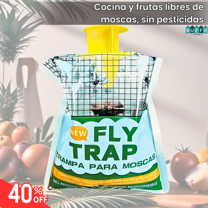 TRAMPA PARA MOSCAS FLY TRAP - Hogar libre de moscas, seguro y ecológico.