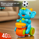 EL ELEFANTE FREDO MALABARISTA MUSICAL - diversión que estimula su coordinación y lo llena de risas mientras juega