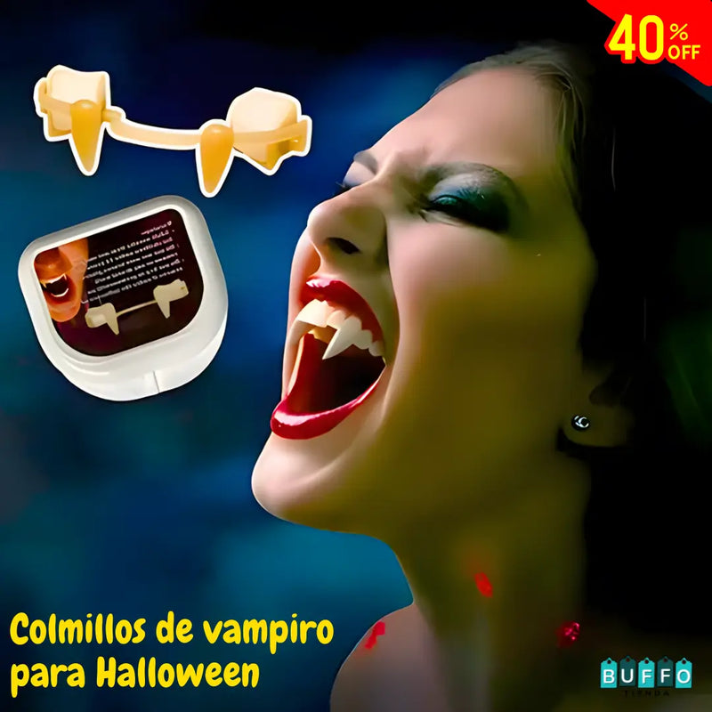 PAGA 1 Y LLEVA 2  - COLMILLOS DE VAMPIRO RETRÁCTILES - Cómodos y ultrarealistas