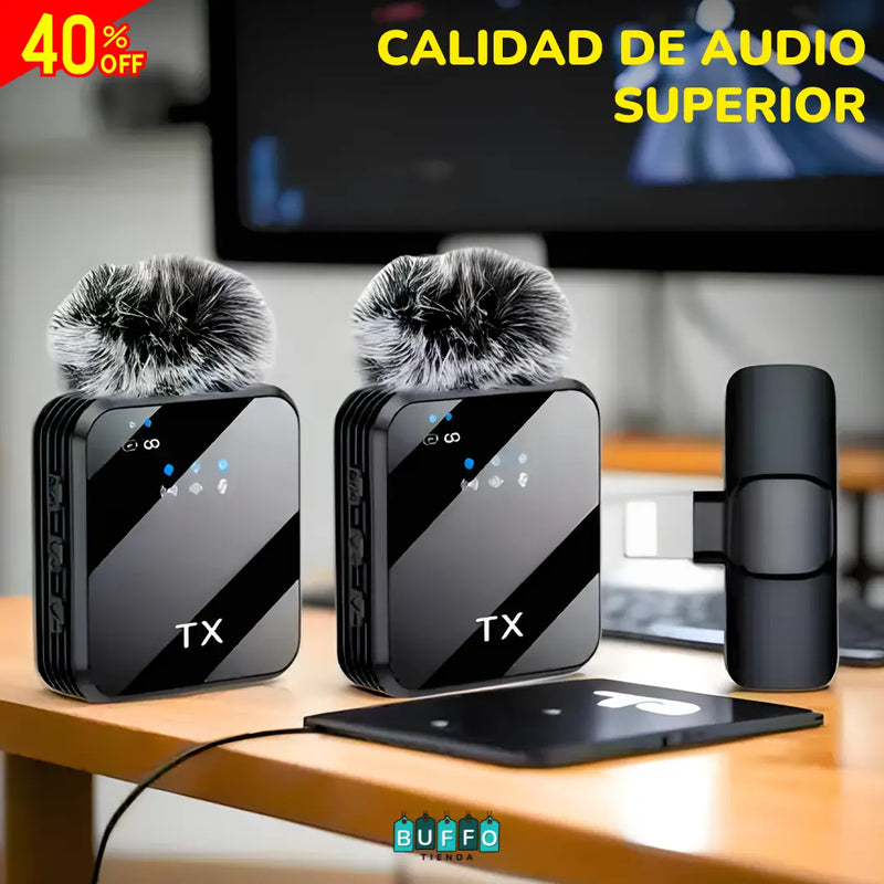 MICRÓFONOS INALÁMBRICOS DE SOLAPA F11 - VERSÁTIL CON BUENA CALIDAD DE AUDIO