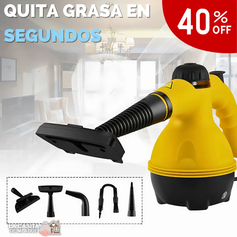 LIMPIADOR A VAPOR LIMPIEZA PROFUNDA - ARRANCA LA GRASA EN SEGUNDOS