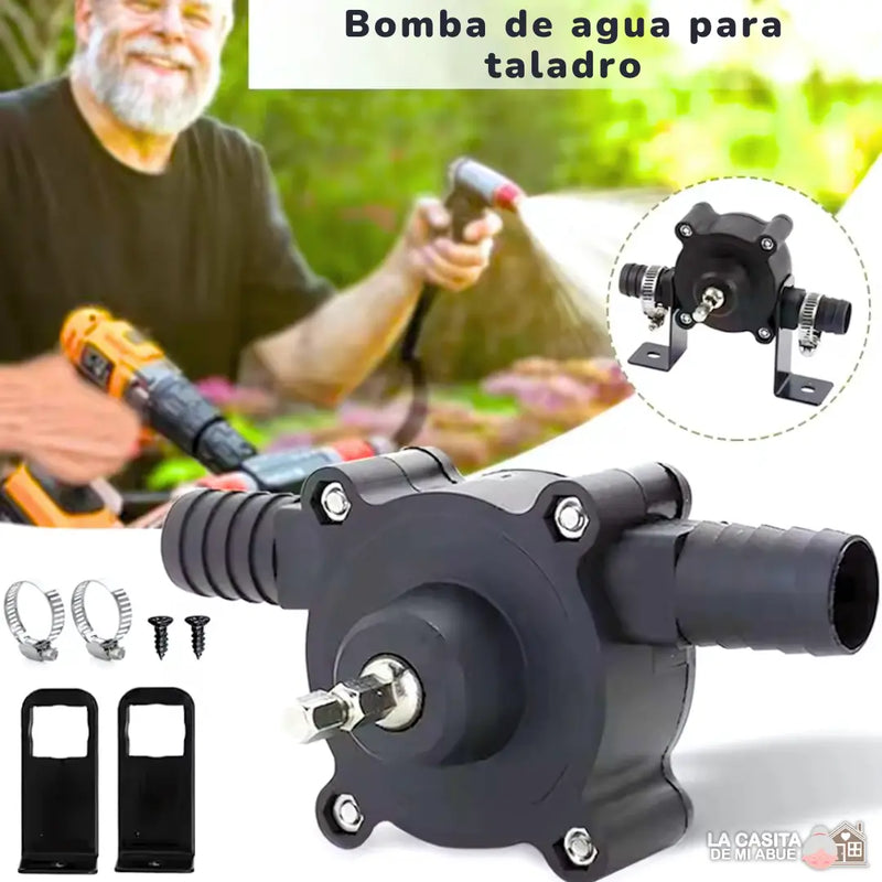 BOMBA DE LIQUIDOS RÁPIDA ADAPTABLE PARA TALADRO - (🥈