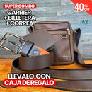 TRÍO VÉLEZ: BOLSO + CORREA + BILLETERA -REGALA ALGO ÚTIL SIN GASTAR MUCHO