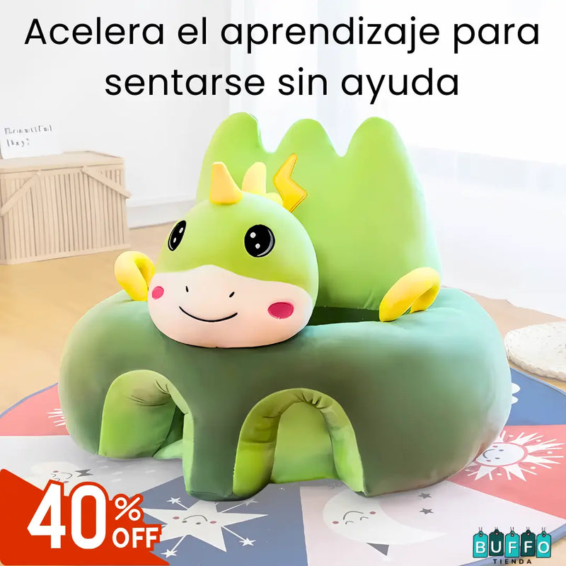 COJIN DE APOYO PARA BEBE - MEJORA LA POSTURA Y EL EQUILIBRIO AL SENTARSE
