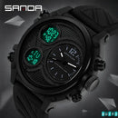 RELOJ SANDA DEPORTIVO ORIGINAL PARA HOMBRES - MODELO 3002 RESISTENTE AL AGUA