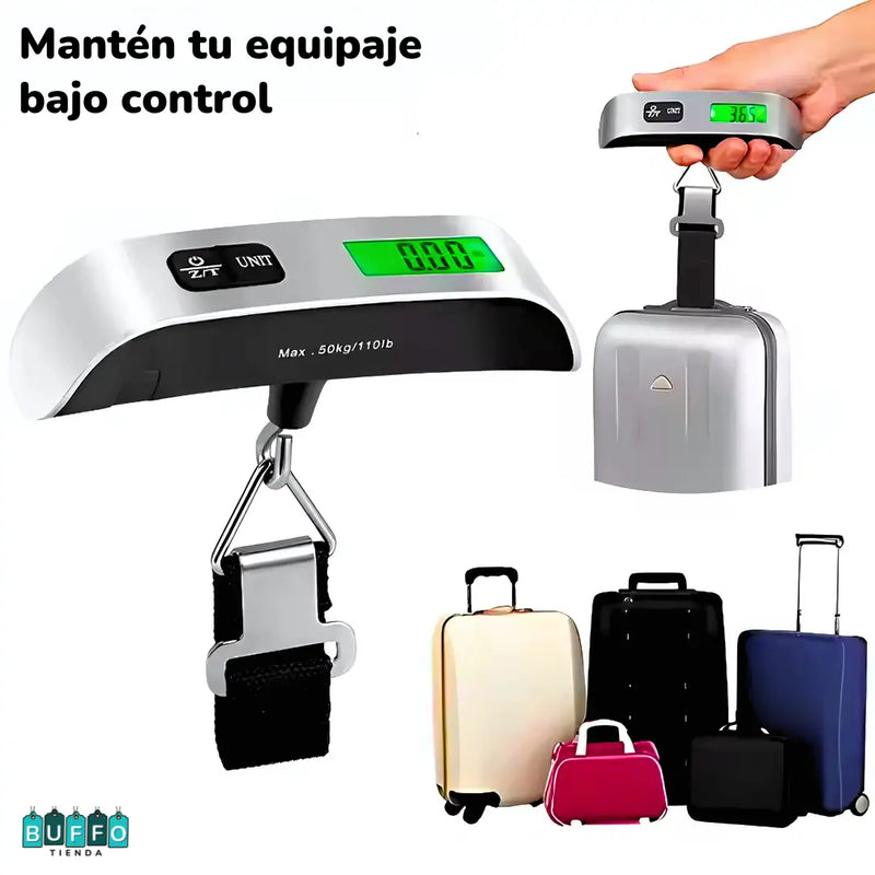 BALANZA DE VIAJE DIGITAL - TU EQUIPAJE BAJO CONTROL EN TODO MOMENTO
