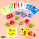 MAGIC CUBE® - ROMPE CABEZAS MONTESSORI DE CAMBIOS DE EXPRESIÓN