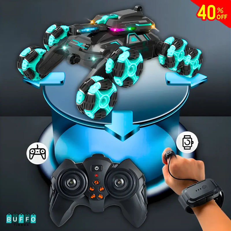 TANQUE ACROBATICO CON MANILLA Y CONTROL REMOTO - DIVERSIÓN SIN FIN