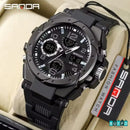 RELOJ DEPORTIVO PARA HOMBRES - Modelo sanda 6008 resistente al agua 20 metros