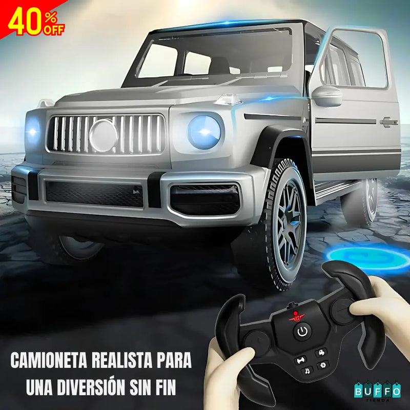 CAMIONETA MERCEDES AMG TODO TERRENO A ESCALA CON CONTROL REMOTO Y DETECTOR DE GESTOS