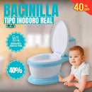 BACINILLA TIPO INODORO REAL PARA BEBES - Haz que dejar el pañal sea fácil y sin estrés