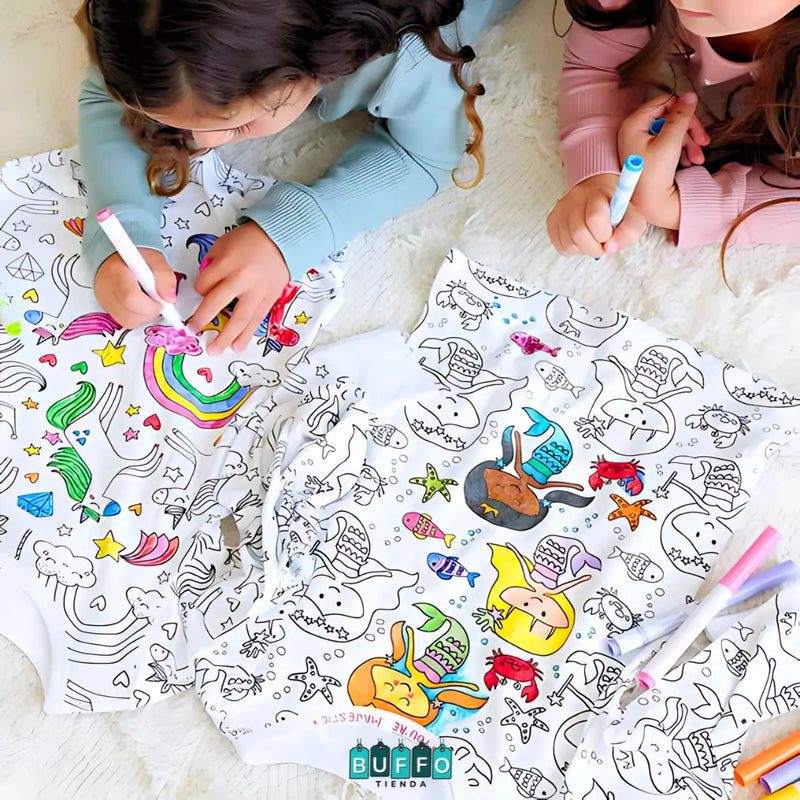PIJAMAS MÁGICAS PARA COLOREAR - TRANSFORMA LA HORA DE DORMIR EN UNA AVENTURA CREATIVA