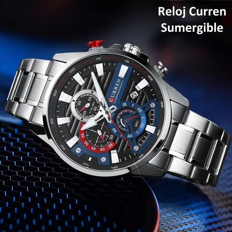 RELOJ DE LUJO PARA HOMBRE - CURREN RESISTENTE AL AGUA MODELO 8415