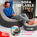 SOFÁ INFLABLE 2 EN 1 - COMODIDAD SIN OCUPAR ESPACIO