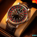 RELOJ LIGE PARA HOMBRES ELEGANTES - Edición Casino tipo Jacob - Resistente al agua