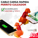 CABLE CARGA RAPIDO PERRITO CULEADOR - RESISTENCIA Y DIVERSIÓN EN CADA CARGA