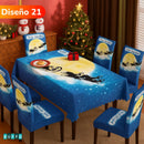 SET DE COMEDOR NAVIDEÑO 7 PIEZAS - Haz brillar tu hogar esta temporada