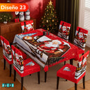 SET DE COMEDOR NAVIDEÑO 7 PIEZAS - Haz brillar tu hogar esta temporada