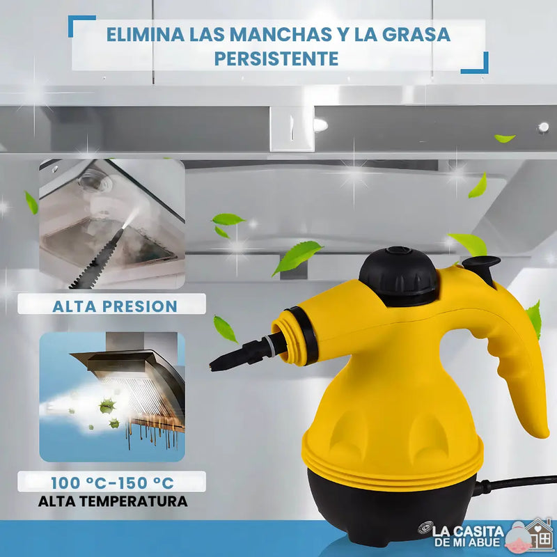 LIMPIADOR A VAPOR LIMPIEZA PROFUNDA - ARRANCA LA GRASA EN SEGUNDOS