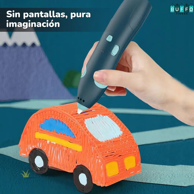 LÁPIZ 3D PARA LA IMAGINACIÓN DE TUS NIÑOS - Crea, diseña y da vida a sus ideas en segundos