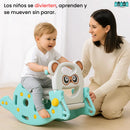 BABYPLAY TRES EN UNO - Columpio infantil convertible a tobogán y aro de baloncesto