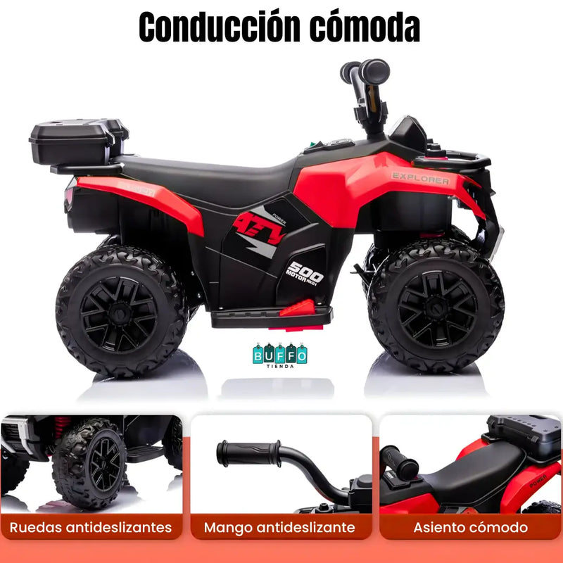 CUATRIMOTO ELÉCTRICA PARA NIÑOS - EL REGALO IDEAL PARA QUE SE DIVIERTA