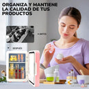 MINI NEVERA PARA COSMÉTICOS CON ESPEJO Y LUCES LED - MANTÉN LA CALIDAD DE TUS PRODUCTOS