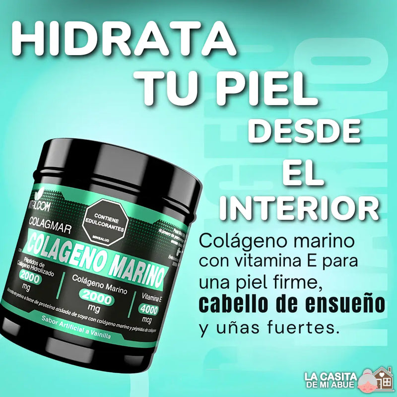 COLAGENO MARINO - REVITALIZA TU BELLEZA Y BIENESTAR DESDE ADENTRO HACIA AFUERA
