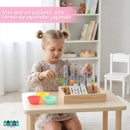 JUEGO DE APRENDIZAJE MONTESSORI COLORES Y NÚMEROS - Aprender nunca había sido tan entretenido