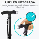 BASTÓN ORTOPEDICO PLEGABLE CON LINTERNA + BATERÍAS + ENVIO GRATIS!