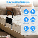APOYO DE NOCHE CON LA BARANDILLA DE SEGURIDAD PARA CAMA - CON BOLSILLO DE ALMACENAMIENTO