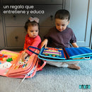 LIBRO TIPO MALETA DE APRENDIZAJE DIDCTICO - 25 PIEZAS EN 1 PARA NIÑOS