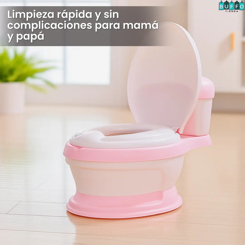 BACINILLA TIPO INODORO REAL PARA BEBES - Haz que dejar el pañal sea fácil y sin estrés