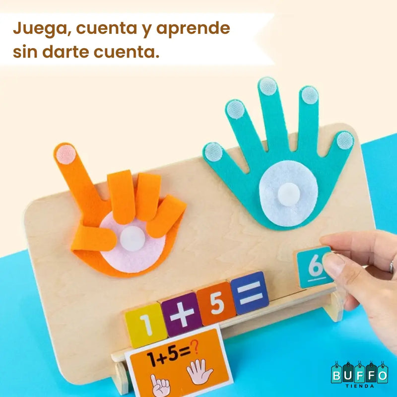 JUEGO DIDÁCTICO MONTESSORI - Para aprender matemáticas con las manos y dominar los números