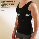 FAJA DE HOMBRE TIPO SAUNA - ACELERA EL CALOR CORPORAL PARA AUMENTAR LA SUDORACION